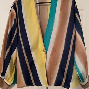 Zara Double Breasted Blouse